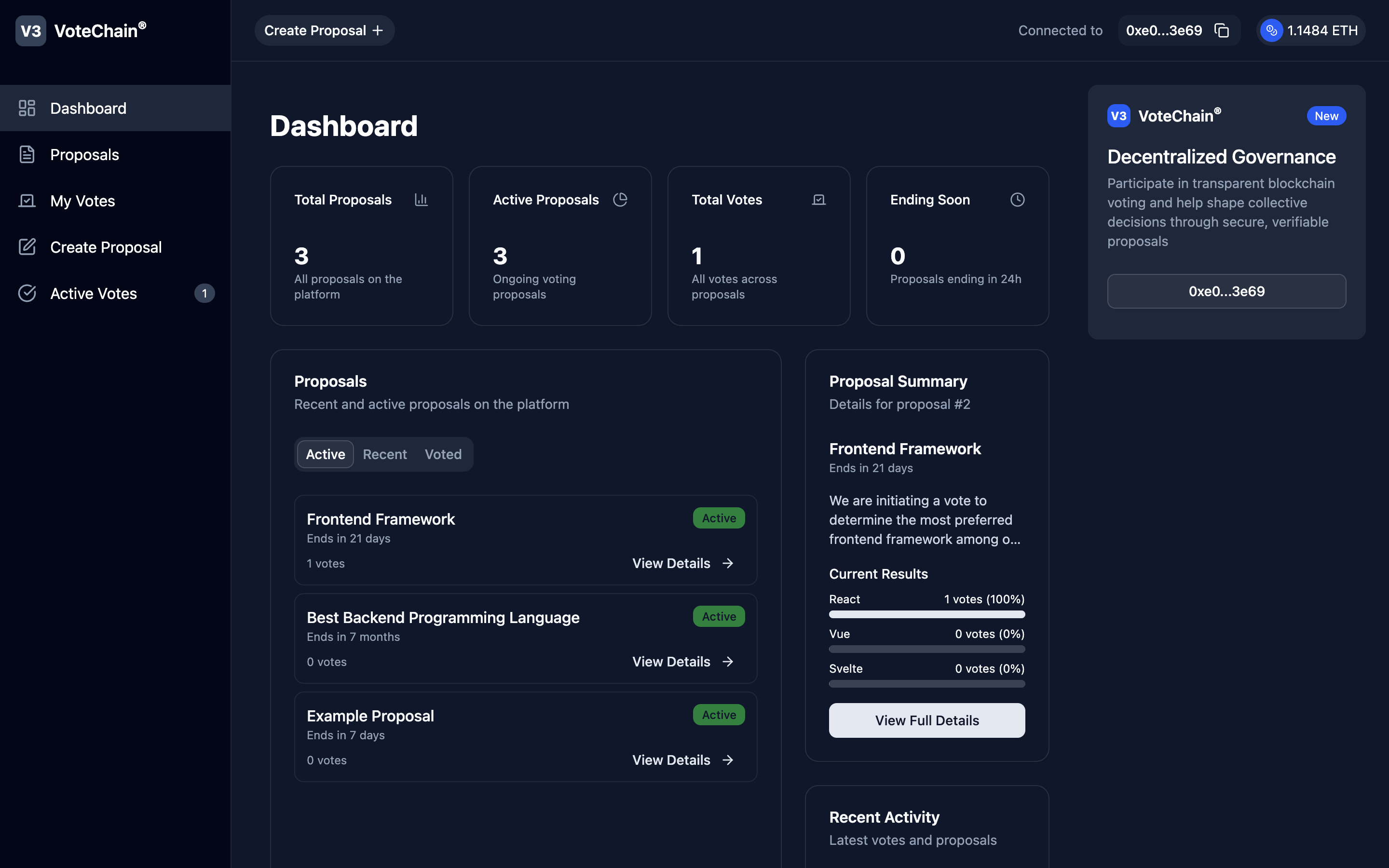Simple Voting Web3